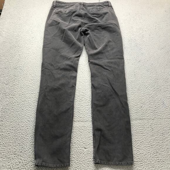 Current/Elliott LA Heritage Corduroy Pants Womens 33x32 Straight Leg Black - Picture 4 of 10